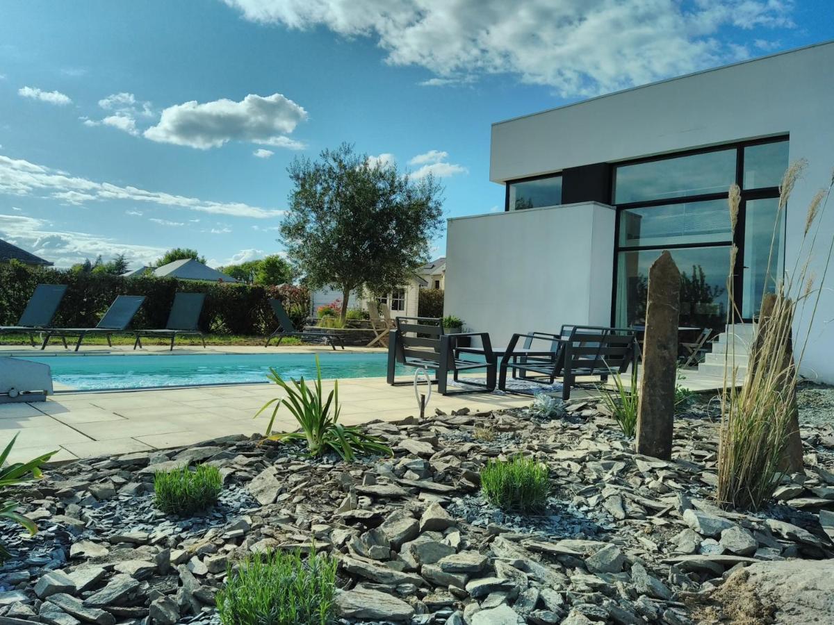 Maison/Villa Avec Piscine Privee Gite Brain D'Eau La Chapelle-de-Brain Eksteriør billede